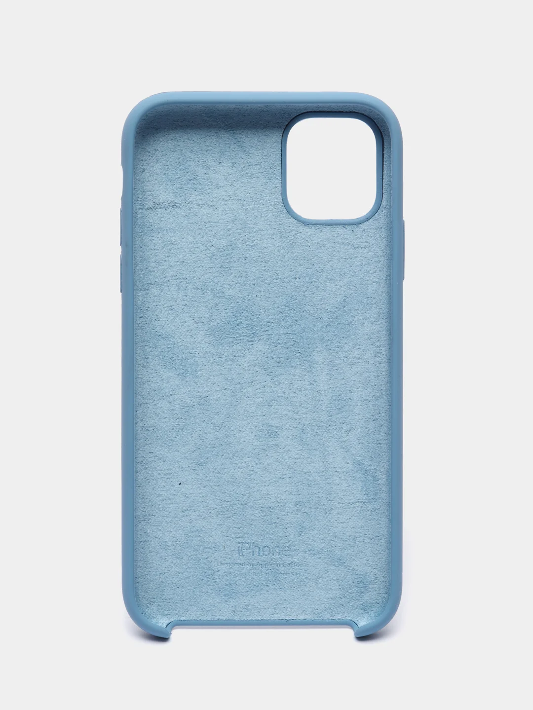 Голубой чехол для iPhone 11, силиконовый