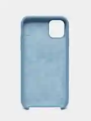 Голубой чехол для iPhone 11, силиконовый