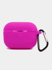 Силиконовый чехол для наушников Apple Airpods Pro, с карабином