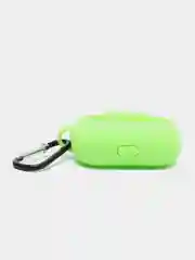 Лайм силиконовый чехол для наушников Apple Airpods Pro, с карабином