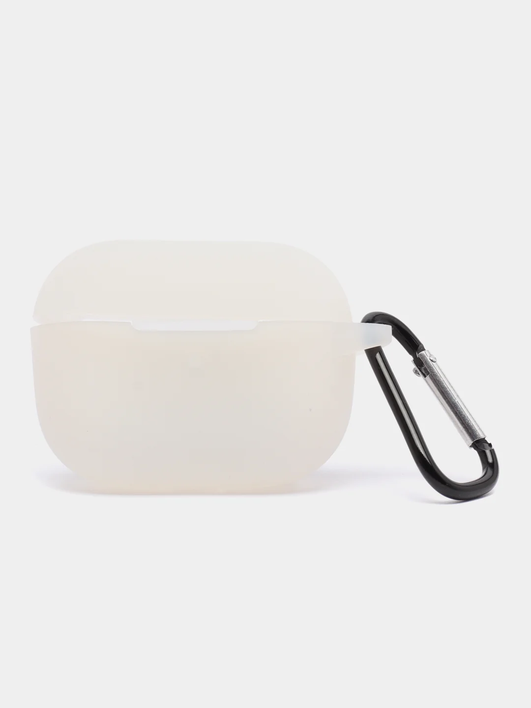 Прозрачный силиконовый чехол для наушников Apple Airpods Pro, с карабином
