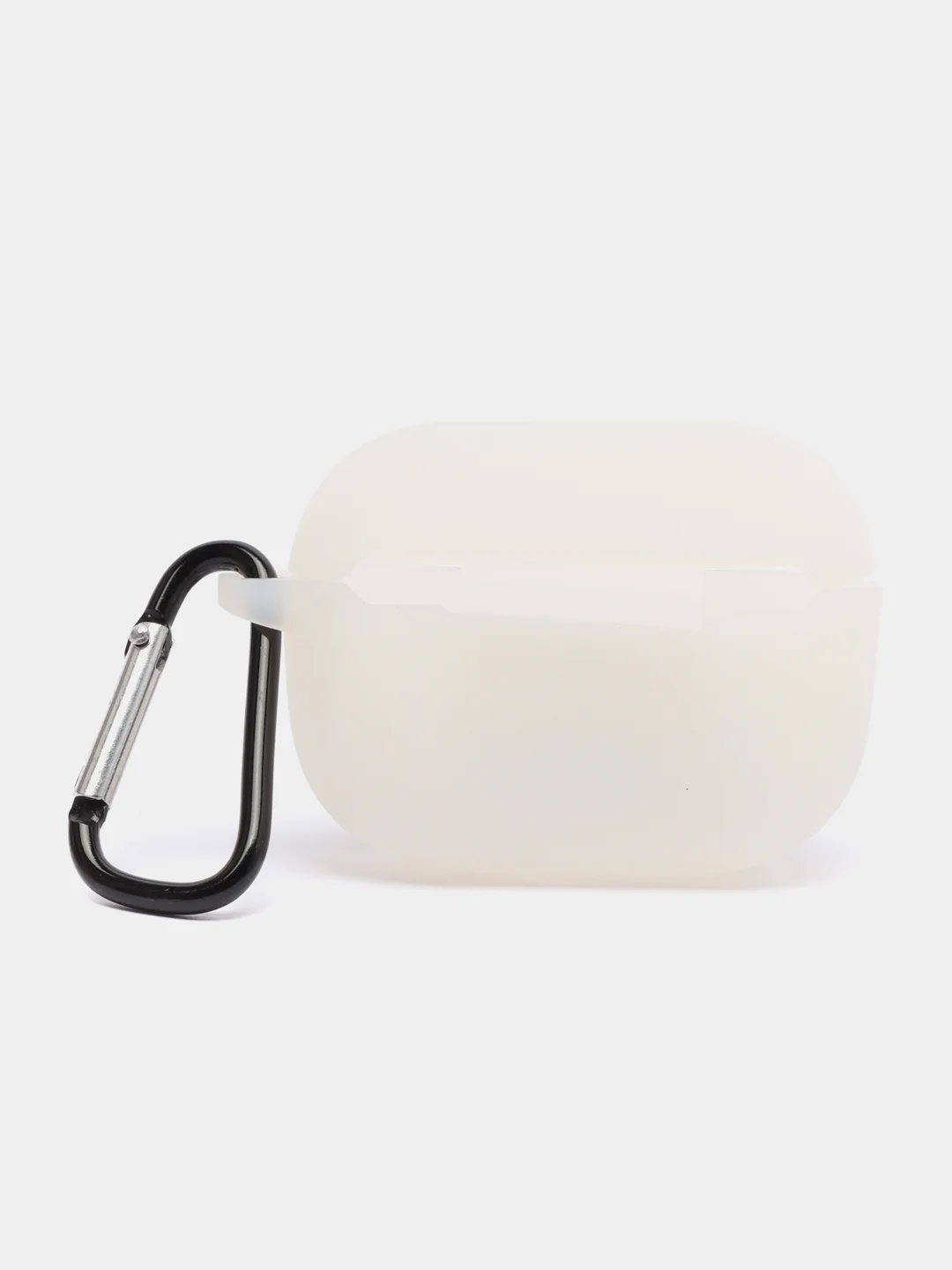 Прозрачный силиконовый чехол для наушников Apple Airpods Pro, с карабином