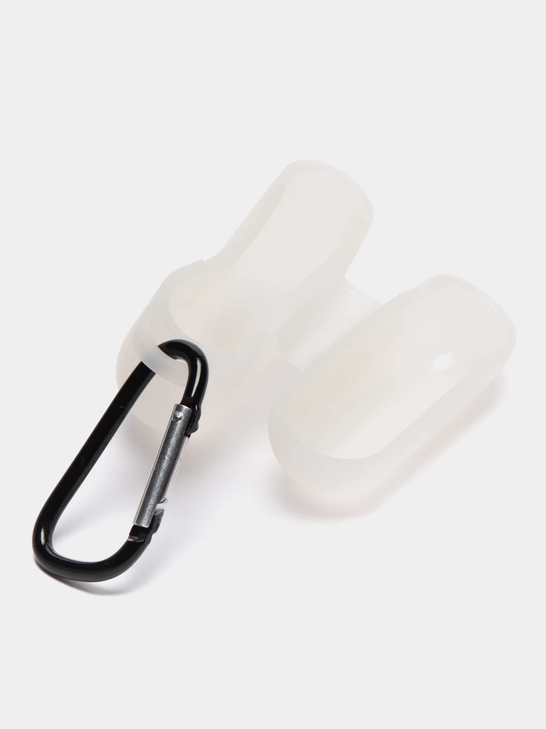 Прозрачный силиконовый чехол для наушников Apple Airpods Pro, с карабином