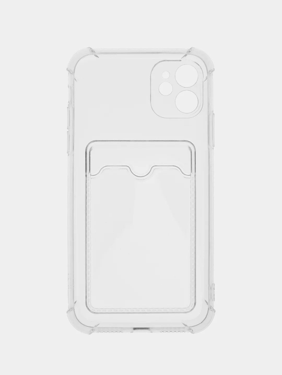 Прозрачный чехол для iPhone 11, силиконовый