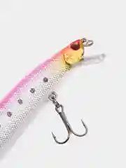 Розовый воблер Minnow для ловли рыбы троллингом, дорожкой или спиннингом, 13 см/13гр