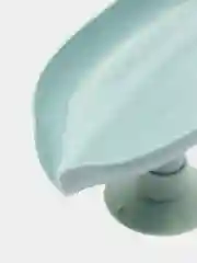 Мятный мыльница  со сливом, на присоске