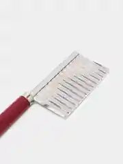 Бордовый нож для нарезки картофеля фри , нож фигурный