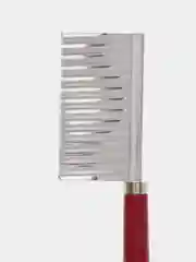 Бордовый нож для нарезки картофеля фри , нож фигурный
