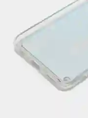 Небесно-голубой чехол силиконовый для Huawei P Smart 2019 / Honor 10 Lite, переливающийся, с блестками