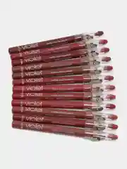 Карандаш-помада для губ Violet, матовый, с точилкой, набор из 12 штук