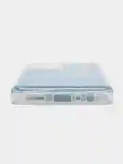 Синий чехол силиконовый Realme 9 4G / 9 Pro Plus  / Реалми 9 Про Плюс жидкий, переливающийся