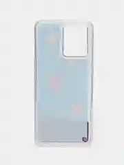 Пурпурный чехол силиконовый Realme 9 4G / 9 Pro Plus  / Реалми 9 Про Плюс жидкий, переливающийся