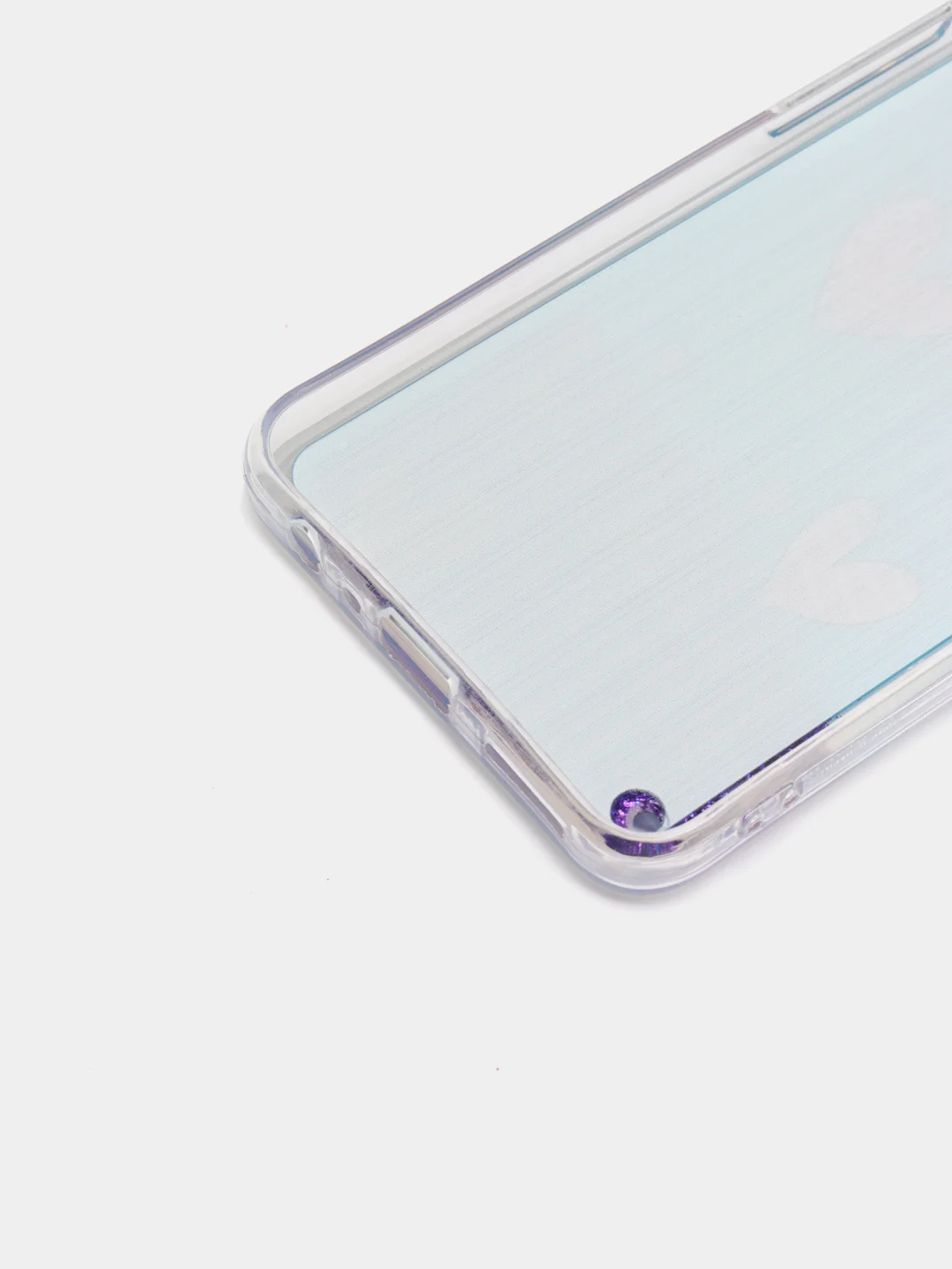 Пурпурный чехол силиконовый Realme 9 4G / 9 Pro Plus  / Реалми 9 Про Плюс жидкий, переливающийся