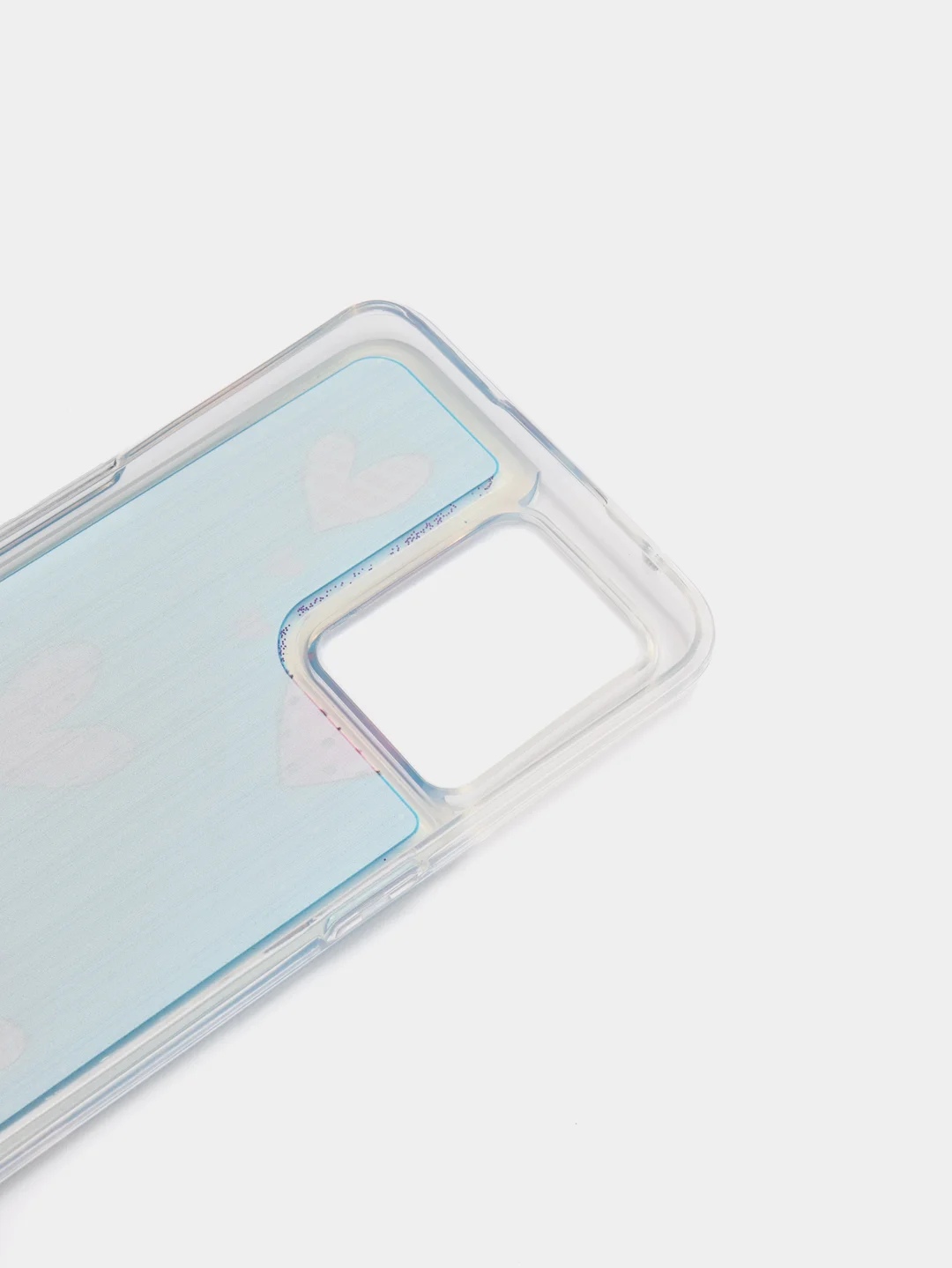 Пурпурный чехол силиконовый Realme 9 4G / 9 Pro Plus  / Реалми 9 Про Плюс жидкий, переливающийся