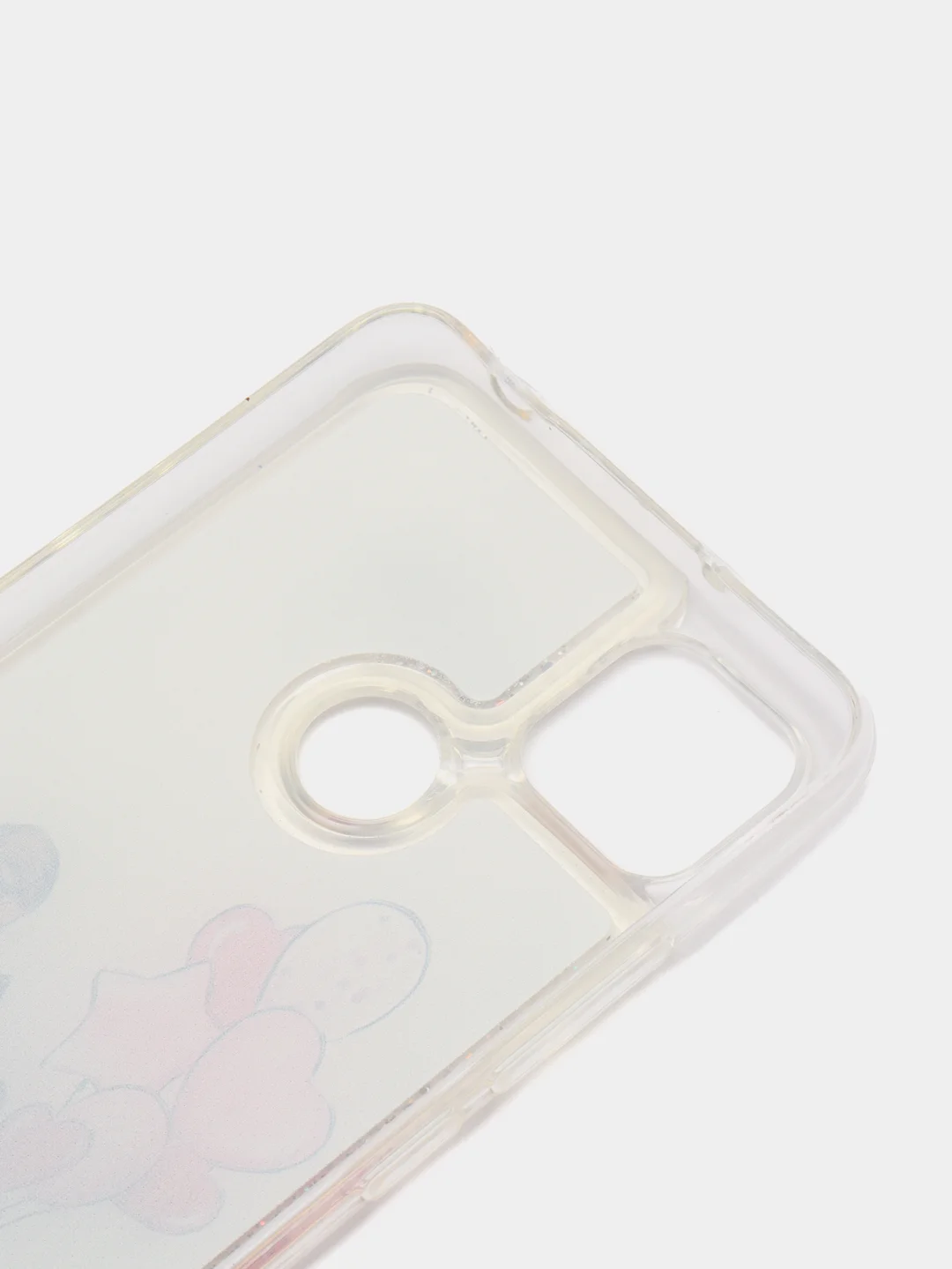 Кремовый чехол Xiaomi Redmi 9C, Redmi 9C NFC, Redmi 10A, Редми 9С переливающийся жидкий с блестками