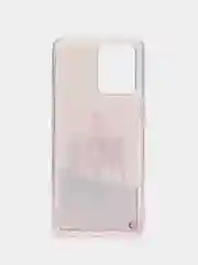Бежевый чехол силиконовый Realme 9 4G / 9 Pro Plus  / Реалми 9 Про Плюс жидкий, переливающийся