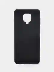 Хром чехол Xiaomi Redmi Note 9s / Note 9 Pro / Note 9 Pro Max, Нот 9 Про, черный силиконовый