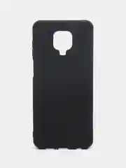 Хром чехол Xiaomi Redmi Note 9s / Note 9 Pro / Note 9 Pro Max, Нот 9 Про, черный силиконовый
