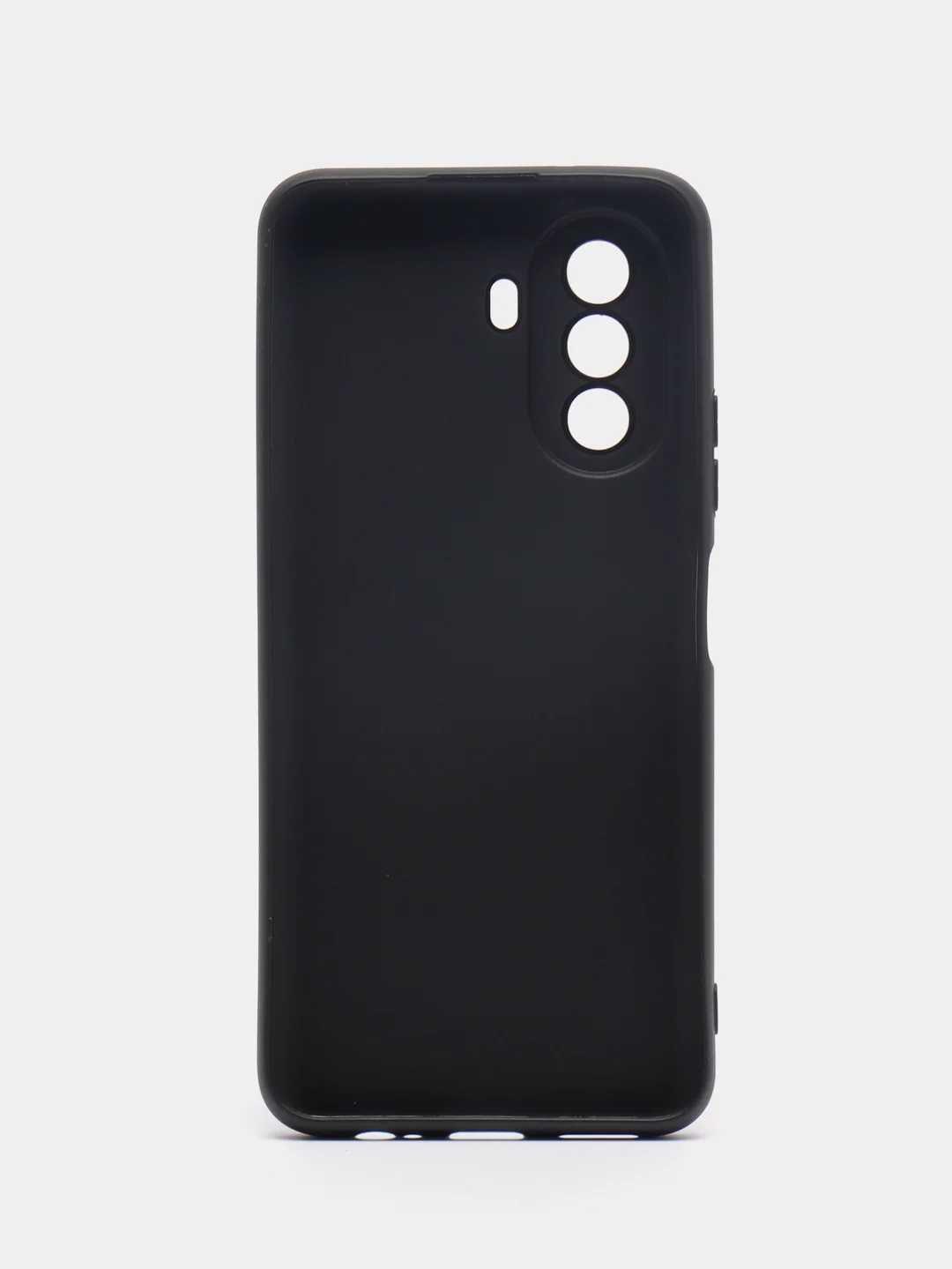 Черный чехол Huawei Nova Y70, Хуавей Нова У70 силиконовый, матовый, черный
