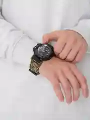 Зеленый мультифункциональные тактические часы
