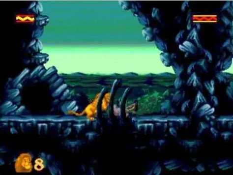 Игра Sega The Lion King, картридж
