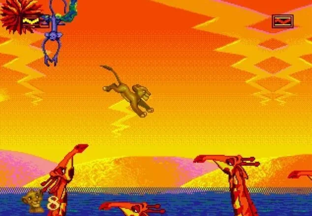 Игра Sega The Lion King, картридж