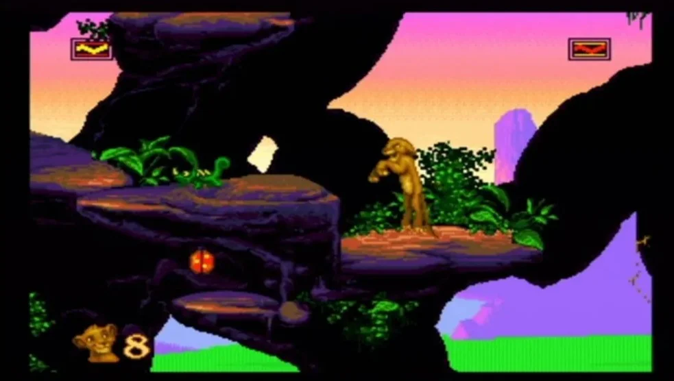 Игра Sega The Lion King, картридж