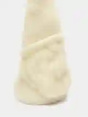 Белый свеча из воска "Гном"
