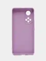 Сиреневый силиконовый чехол для Honor 50, Huawei NOVA 9 (Хонор 50, Хуавей Нова 9), прозрачный