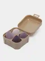 Фиолетовый набор спонжей для макияжа
