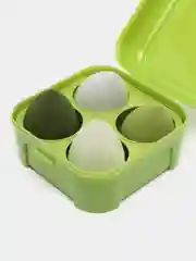 Зеленый набор спонжей для макияжа