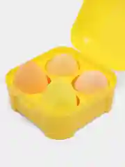 Желтый набор спонжей для макияжа