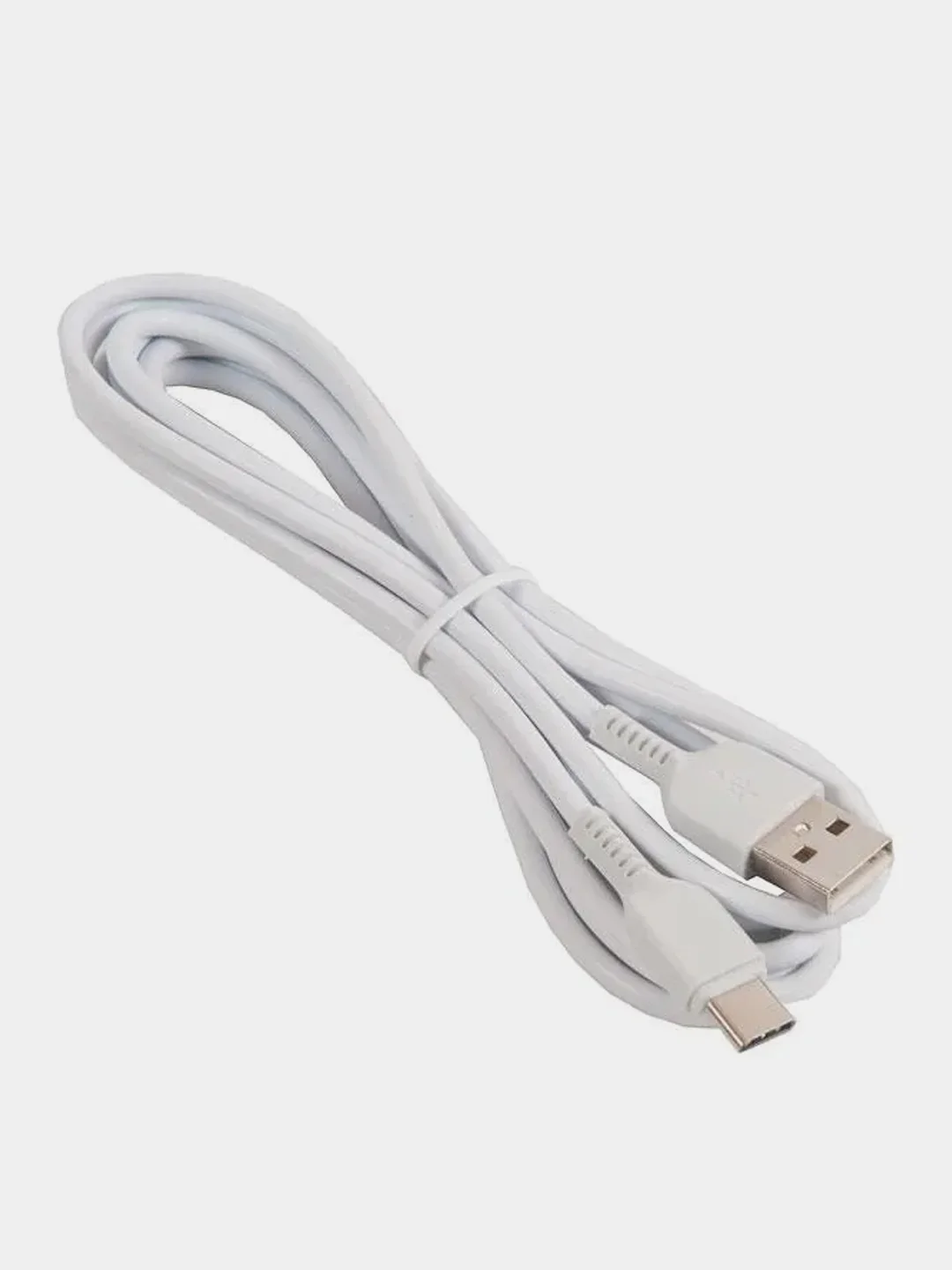 Белый кабель зарядный USB Type-C Hoco X20 Flash, 1 / 2 / 3 метра