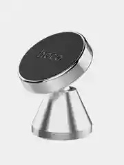 Серебряный держатель автомобильный для телефона Hoco CA46 Metal, магнитный