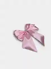 Розовый бант для волос