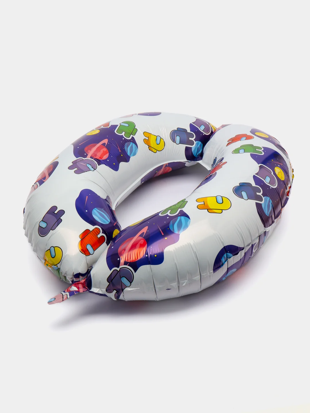 Алый цифра из фольги 0-9 "Космонавтики", 32" - 81 см