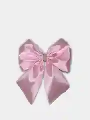 Розовый бант для волос