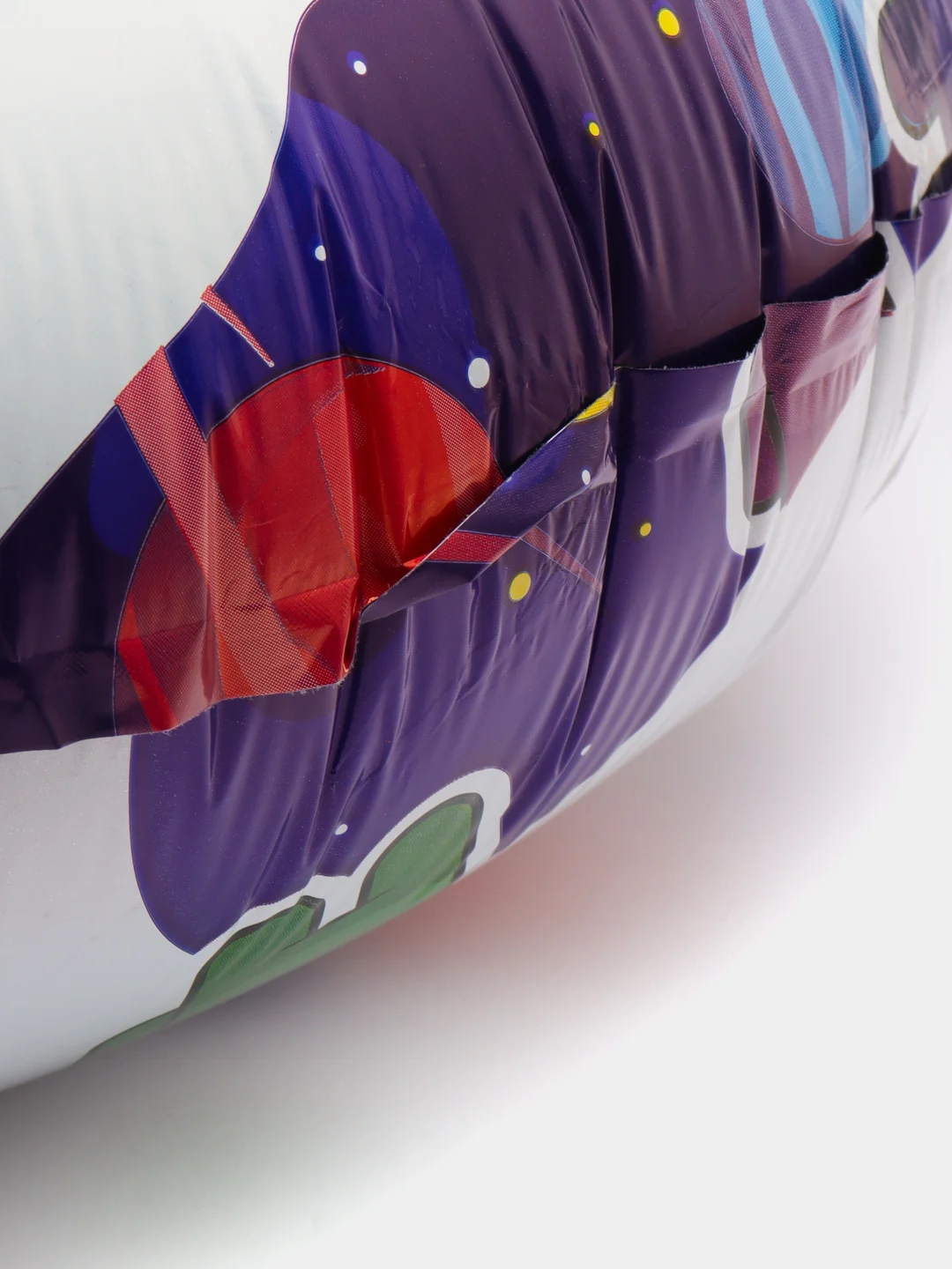 Белый цифра из фольги 0-9 "Космонавтики", 32" - 81 см