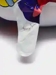 Белый цифра из фольги 0-9 "Космонавтики", 32" - 81 см