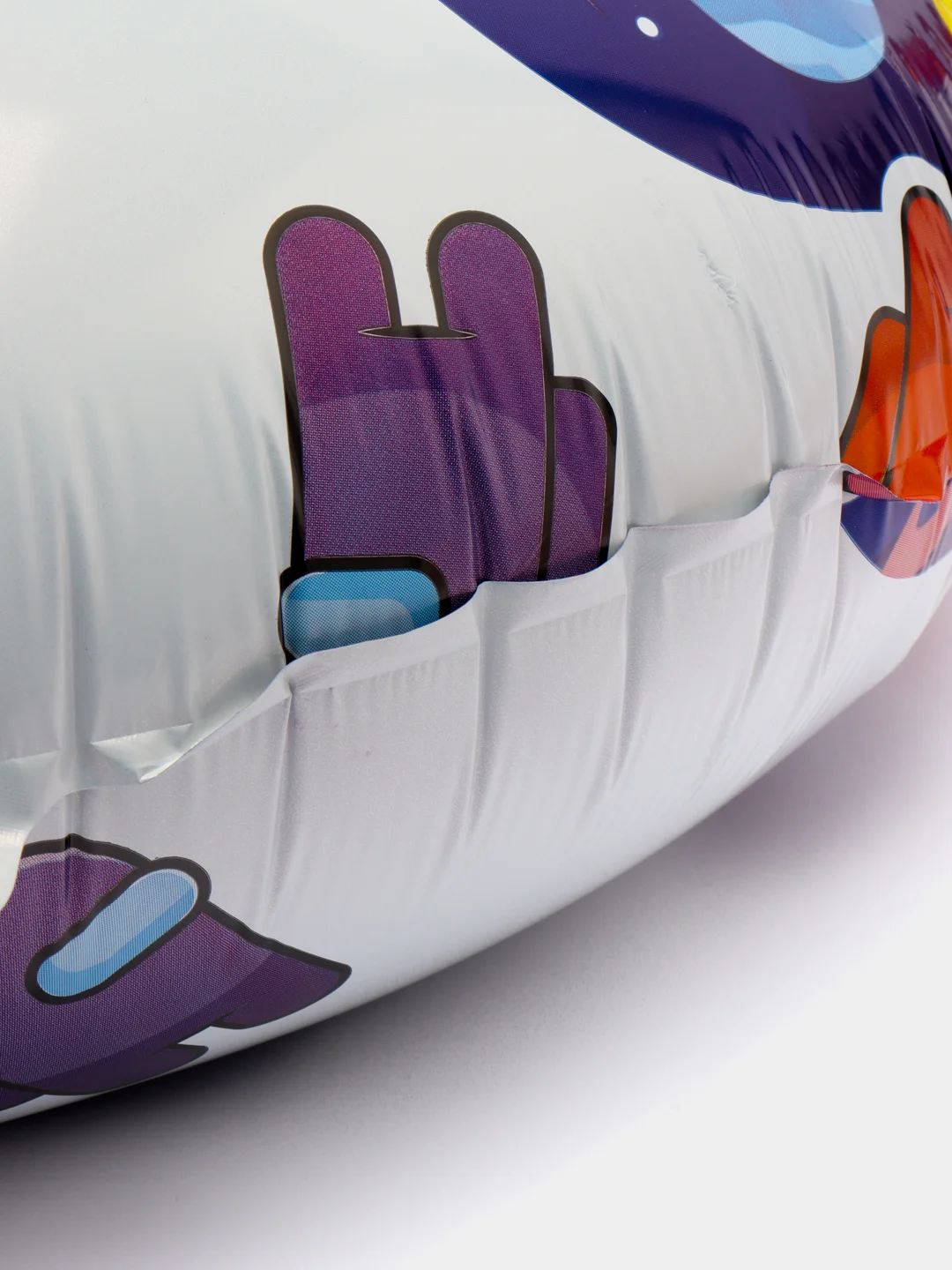 Бирюзовый цифра из фольги 0-9 "Космонавтики", 32" - 81 см