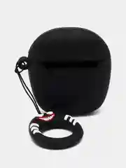 Коралловый чехол для беспроводных наушников AirPods (Аирподс) 1 / 2 / Pro, Pro 2 с карабином