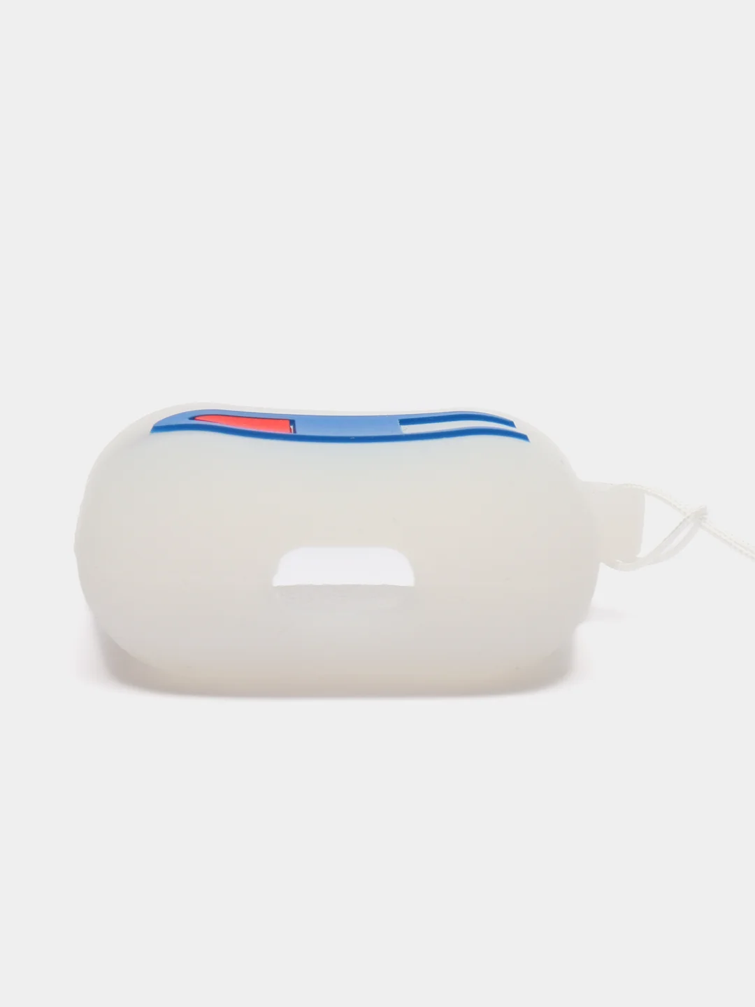 Молочный чехол для беспроводных наушников AirPods (Аирподс) 1 / 2 / Pro, Pro 2 с карабином