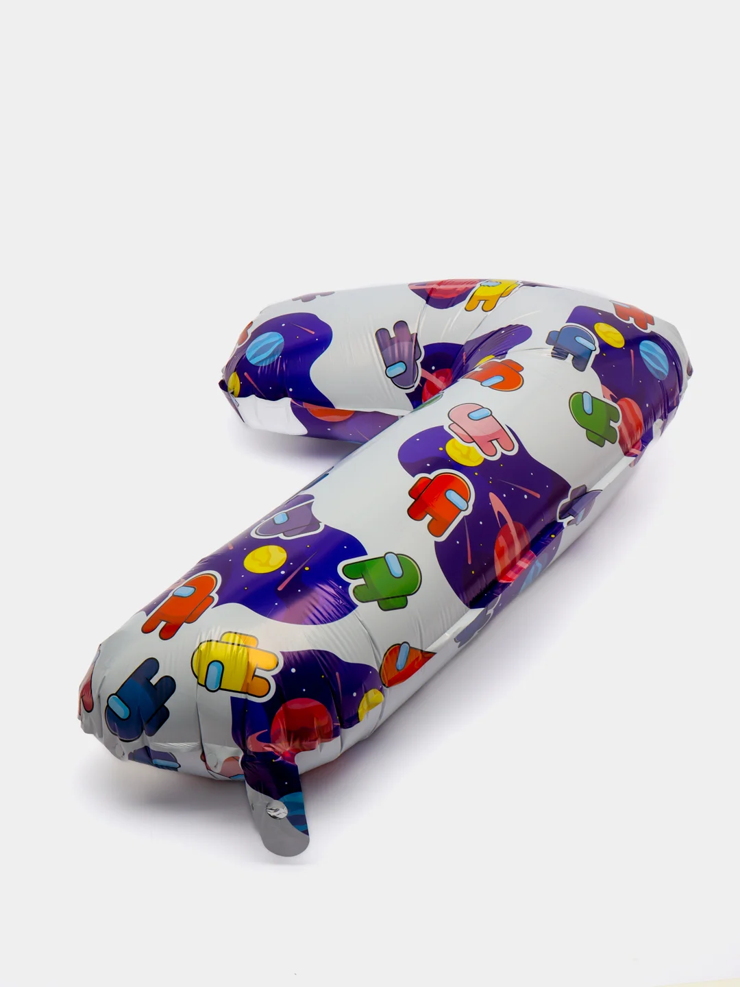 Бирюзовый цифра из фольги 0-9 "Космонавтики", 32" - 81 см