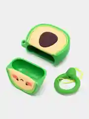 Коралловый чехол для беспроводных наушников AirPods (Аирподс) 1 / 2 / Pro, Pro 2 с карабином