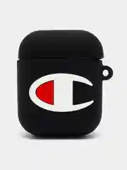 Молочный чехол для беспроводных наушников AirPods (Аирподс) 1 / 2 / Pro, Pro 2 с карабином