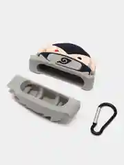 Коралловый чехол для беспроводных наушников AirPods (Аирподс) 1 / 2 / Pro, Pro 2 с карабином