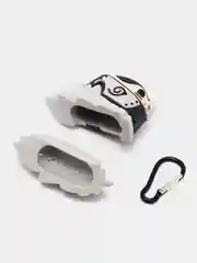 Коралловый чехол для беспроводных наушников AirPods (Аирподс) 1 / 2 / Pro, Pro 2 с карабином