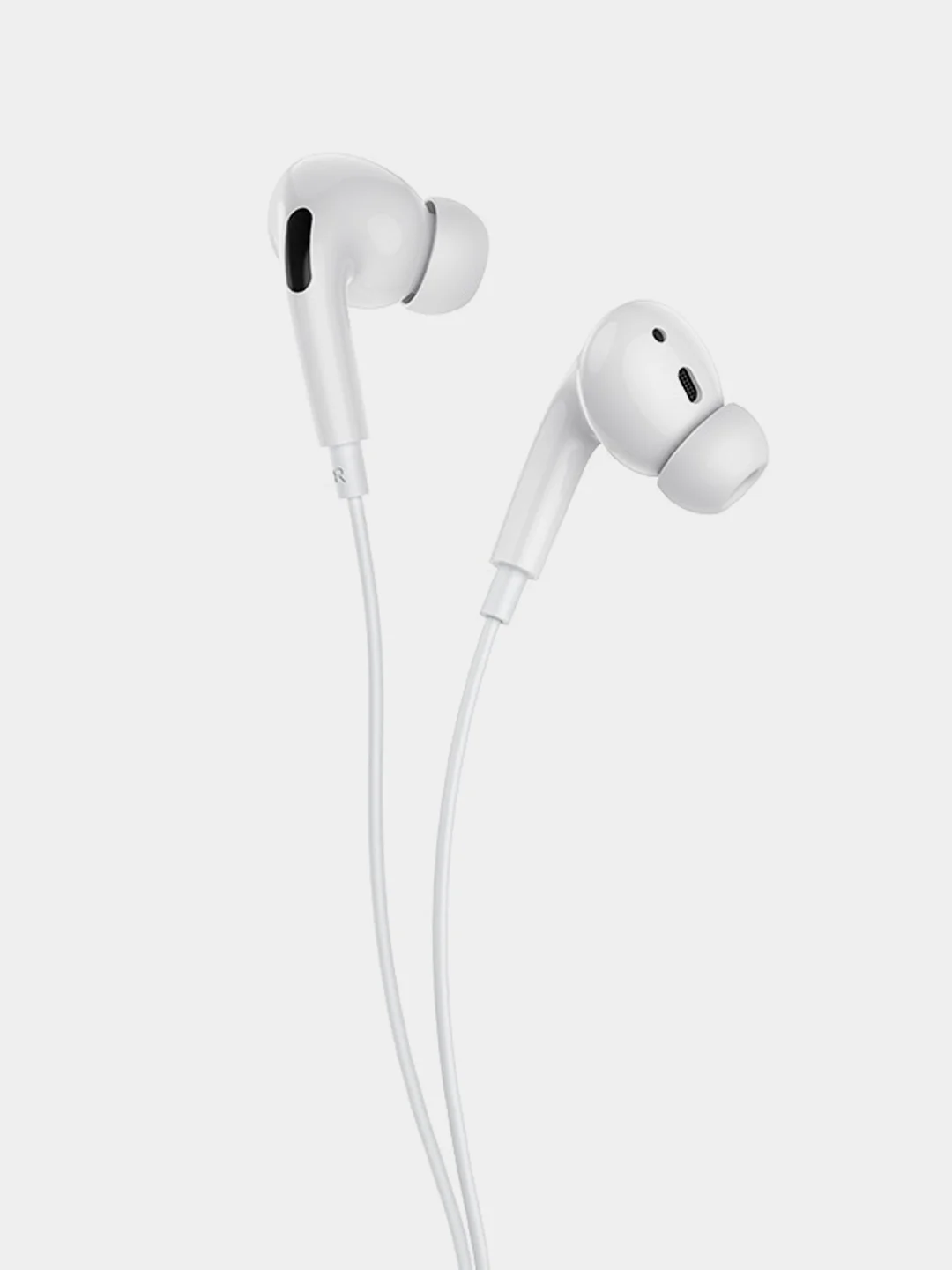 Белый проводные наушники с микрофоном Hoco M1 Pro Original Type-C, белые