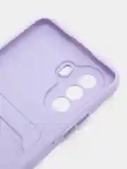 Лавандовый чехол HUAWEI NOVA Y71 / NOVA Y70 с защитой камеры, карман для пластиковой карты