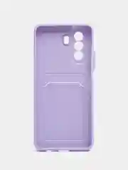 Лавандовый чехол HUAWEI NOVA Y71 / NOVA Y70 с защитой камеры, карман для пластиковой карты